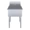 Amgood Stainless Steel Utility Sink. Bowl 24 in. x 24 in. x 14 in. With Faucet SINK 242414 - FAUCET - alternate 5